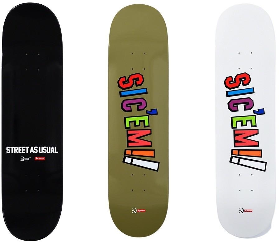 Supreme®/WTAPS® Sic'em! Skateboard